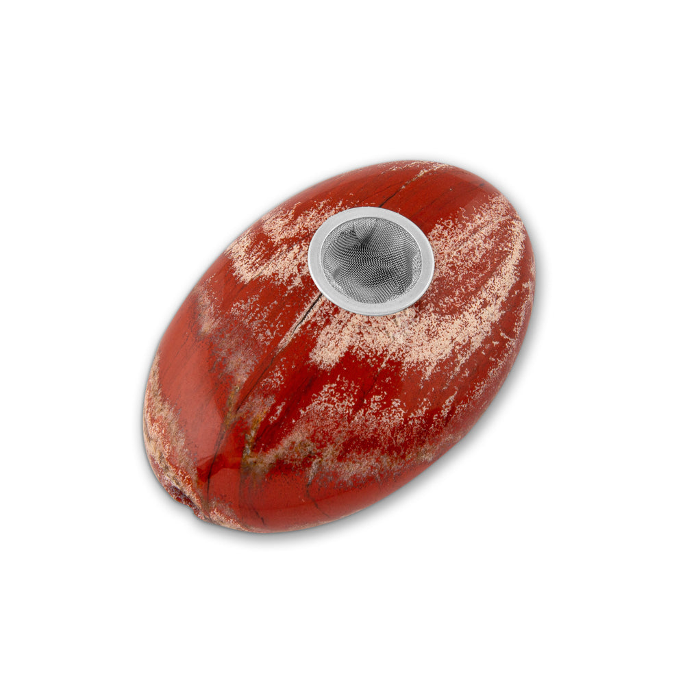 Red Jasper Palm Pipe